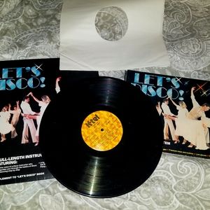 1970's Let's Disco Book and Record